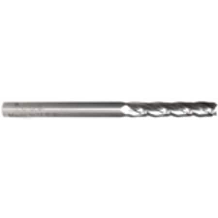 Cgs Tool 4 Flute Long Length Sq End Mill 5/16"Dia 1-3/8"Loc 3"Oal 740-3125